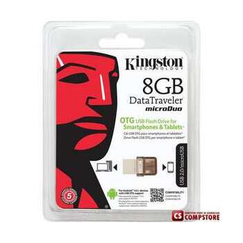 Kingston DataTraveler 8 GB USB OTG Flash Drive