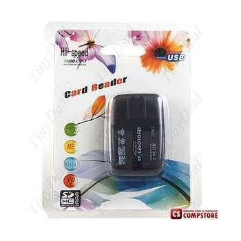 Mini USB 2.0 Hi-Speed Card Reader Supports SD/ MS/ M2/ TF/ T-Flash/ Micro SD Memory Card