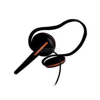 SonicGear Xenon V Sporty Stereo Headset With Mic - Black Orange