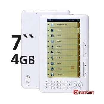 E-Book Reader Digital Pocket Edition 7" TFT Media Player w/ FM Radio/MP3/MP5/Voice Recorder 4GB Flash