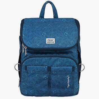 Mavi rəng məktəbli çantası
