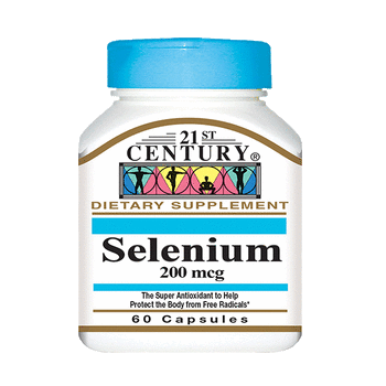 21 Century Selenium 200 mcg 60 Caps
