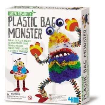 Yaradıcılıq dəsti Eureka 3D Plastic Bag Monster  4M 00-04580