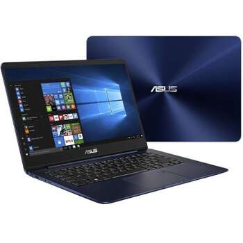 Asus Zenbook UX430UN- Intel i7-8550U/BGA,Ram 16GB, SSD 512GB, NV MX150 2GB, 14" FHD, BLUE NIL, Win10, Finger Print