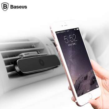 Baseus car phone Holder for iphone X 6 6S 7 magnetic car Air Vent Mount Mobile