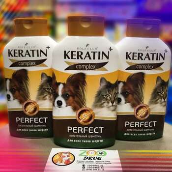 Шампунь Rolf Club Keratin+ "Perfect", для всех типов шерсти кошек и собак
