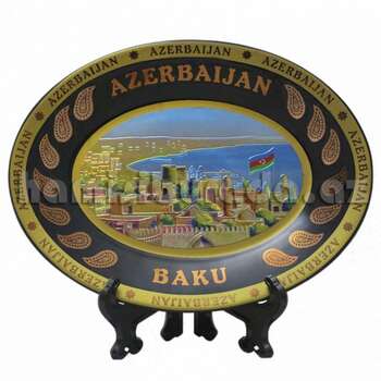 Suvenir Oval Boşqab Baku Azerbaijan