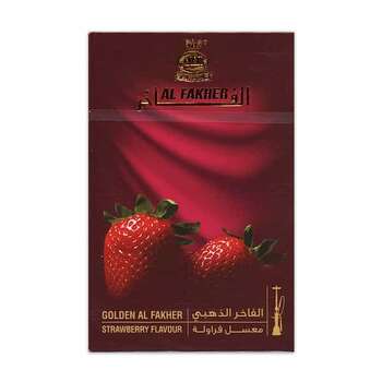 tabak al fakher golden strawberry 50grm qnsb qy