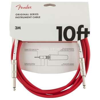 Kabel Fender Original Series Instrument Cable 3 m Fiesta Red