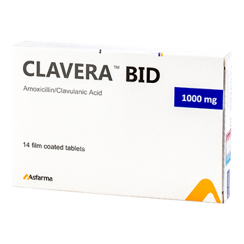 CLAVERA BID 1000MG TABLET
