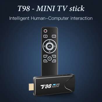 T98 Mini Tv Stick Android 10 Quad Core 4k Dual Wifi Smart Tv Box Media Player  5 