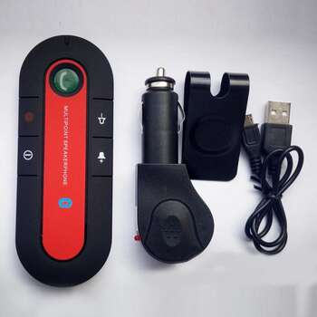 High Quality Wireless Handsfree Car Bluetooth Kit Speaker 11