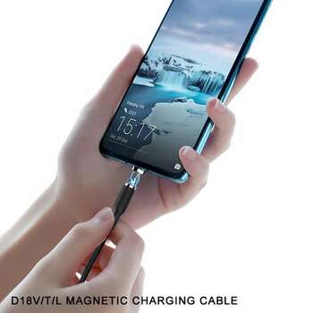 Denmen D18V Magnet Charging Cable Micro USB  2  df57 ki