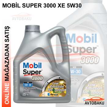 MOBİL SUPER 3000 XE 5W30 4LT 34yo 8o