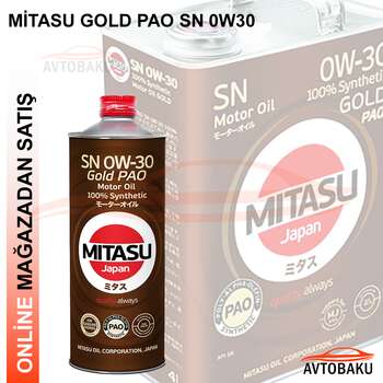 Mitasu Gold PAO SN 0W30