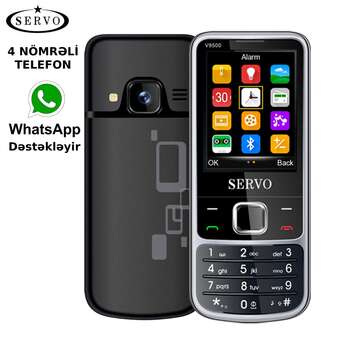 Servo V9500 4 Nömrəli Mobil Telefon Yeni