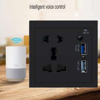 Tuya Smart Life Wifi Socket Wall Outlet With Usb Fast Charging  7 