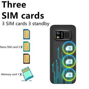 XBOSS 5310 World Smallest 3 SIM Card Mobile Phone  2 