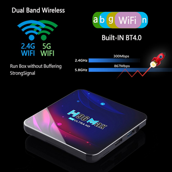 h96 smart tv box android 11 4g 32gb 64gb 2 16g wifi 4k hd youtube usb 3 0 google play bluetooth receiver media player  4  hlcy 0u
