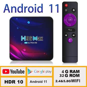 H96 Max Android 11 4/32Gb Tv Box Yeni