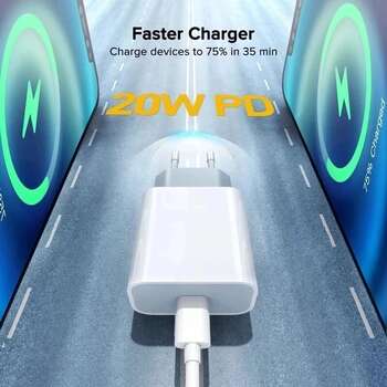 PD 20W Original For iPhone 13 12 11 14 Pro Max USB C Fast Charger For iPhone 14 Plus XR X XS MAX iPad Air Fast Charging Cable  6 