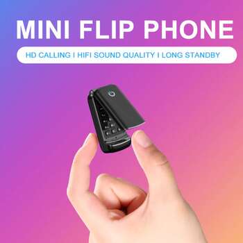 XBOSS F1 Mini Flip Mobile Phone LONG CZ J9 Smallest Cell Phone Wireless Bluetooth Dialer FM ulcool f 1 xboss t5  11 