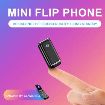 XBOSS F1 Mini Flip Mobile Phone LONG CZ J9 Smallest Cell Phone Wireless Bluetooth Dialer FM ulcool f 1 xboss t5  1 