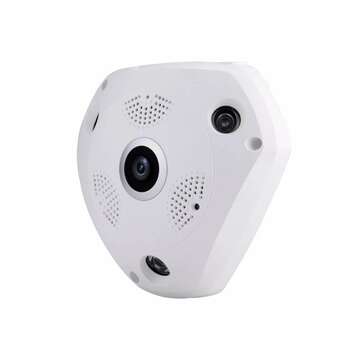 3D HD Eye 360 Camera VR360 Panoramic 5MP WiFi HD Night Vision Contol Wireless ip Camera with Motion Detection Security System  1 