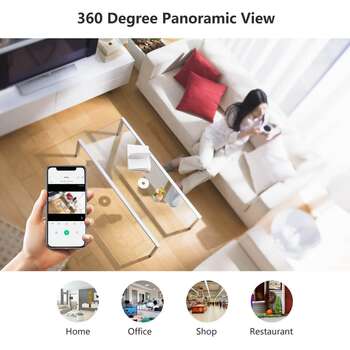3D HD Eye 360 Camera VR360 Panoramic 5MP WiFi HD Night Vision Contol Wireless ip Camera with Motion Detection Security System  21 