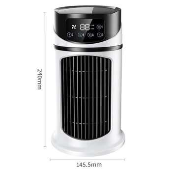 Amoi Portable Mini Air Conditioner Air Cooler Fan Water Cooling Fan Air Conditioning For Home And Room Office Mobile Air Conditioner  3 