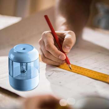 Deli Electric Pencil Sharpener With Container For Kids Student Office  13 