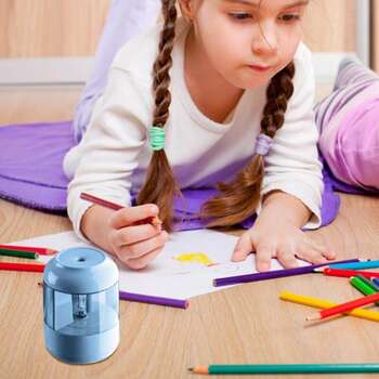 Deli Electric Pencil Sharpener With Container For Kids Student Office  5 