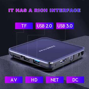 H96 Max V12 4k Ultra HD Android 12 Tv Box Dual Wifi ss tp1v 3e