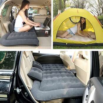 Inflatable Bed for Car Travel Camping Family Outing  12 