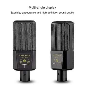 LGT240 Professional Condenser Microphone Mic Computer Mobile Phone K Song Live Streaming  2  byte 3p