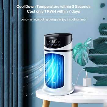 Mini Kondisioner Amoi Portable Mini Air Conditioner Air Cooler Fan Water Cooling Fan Air Conditioning For Home And Room Office Mobile Air Conditioner  21 