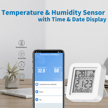 Tuya WiFi Temperature and Humidity Sensor Home Assistant for Smart Home Thermometer main  2  960x960