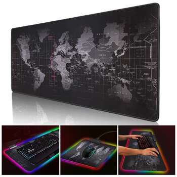 Xboss Gaming Mouse Pad RGB Large Mouse Pad Gamer Big Mouse Mat Computer Mousepad Led Backlight XXL  1 