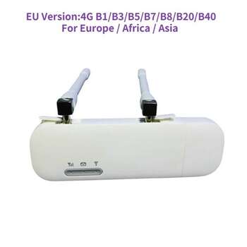 k8WtUnlocked OEM E8372h 153 E8372h 517 LTE WIngle 4G Sim Card Wireless Router E8372 Plus Antenna