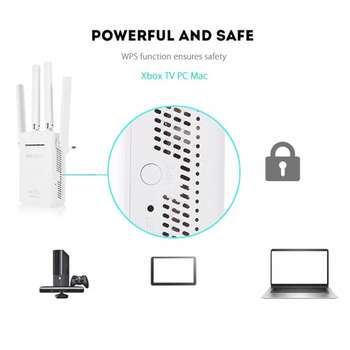 Pix Link Wireless Wifi Extender With Ethernet Port 300Mbps Wifi Repeater Booster 2