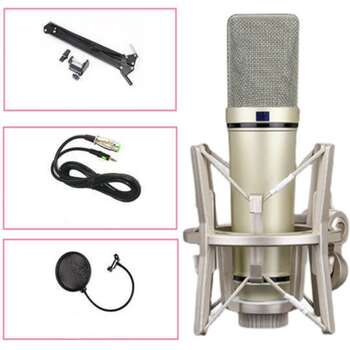 Professional Condenser Microphone For Recording Podcast Live Streaming Singing Gaming Computer Mobile Phone Compatible  14 