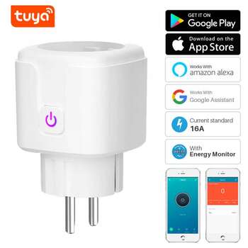 Tuya Wifi Smart Plug Compatible With Google Home and Alexa Google Assistant Zigbee 16A Main  1  960x960 jyyz rb