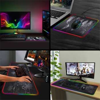 Xboss Gaming Mouse Pad RGB Large Mouse Pad Gamer Big Mouse Mat Computer Mousepad Led Backlight XXL  6  960x960