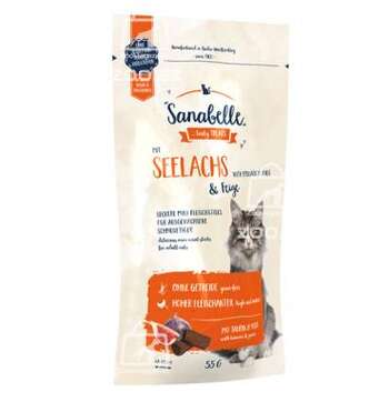 Bosch Sanabelle Snack беззерновое лакомство для кошек с сайдой и инжиром