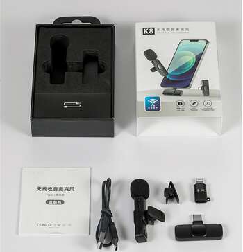Wireless Mini Microphone for Iphone and Android Phone  1 