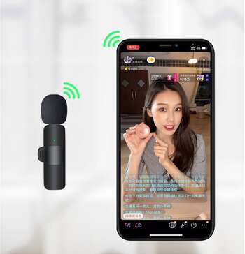 Wireless Mini Microphone for Iphone and Android Phone  4 
