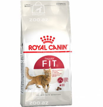 Royal Canin Fit 32 сухой корм для взрослых кошек и котов в возрасте от 1 года до 7 лет (целый мешок 15 кг)