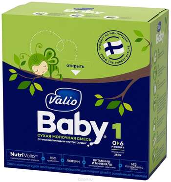 Valio Baby 1 смесь молочная с рождения, 350 г