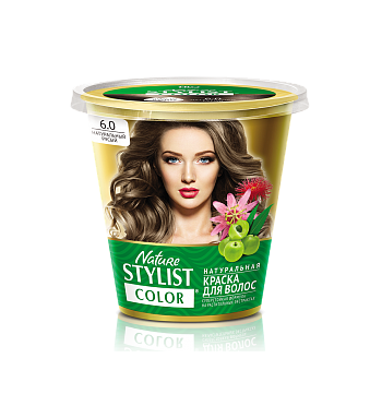 Saç boyası "NATURE STYLIST COLOR"  6.0