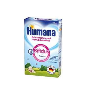 Humana Хумана Молочная смесь Бифидус с пребиотиком лактулозой, 300г